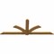 Ekena Millwork Redmond Rough Sawn Timber Gable Bracket, Western Red Cedar, 108"W x 40"H x 2"D x 6"F, 9/12 Pitch GBW108X40X0206RED00RWR - alternate 4